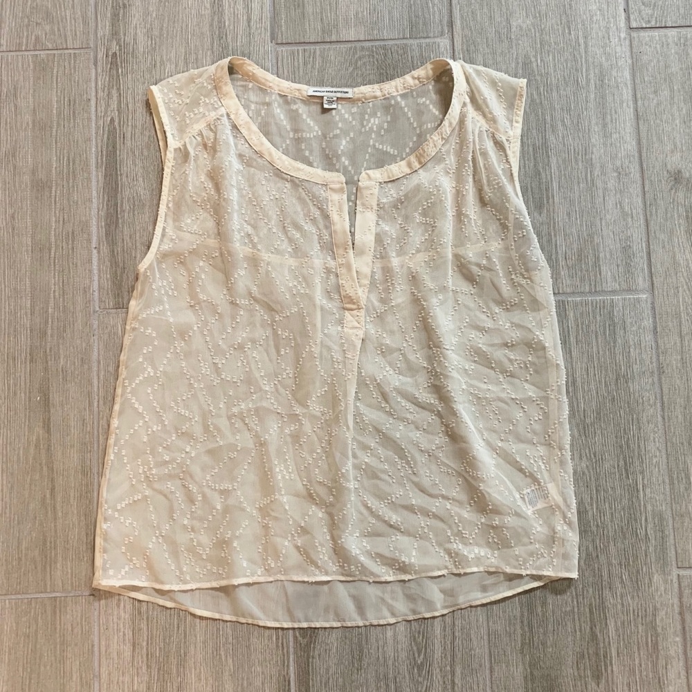 American Eagle sheer shirt